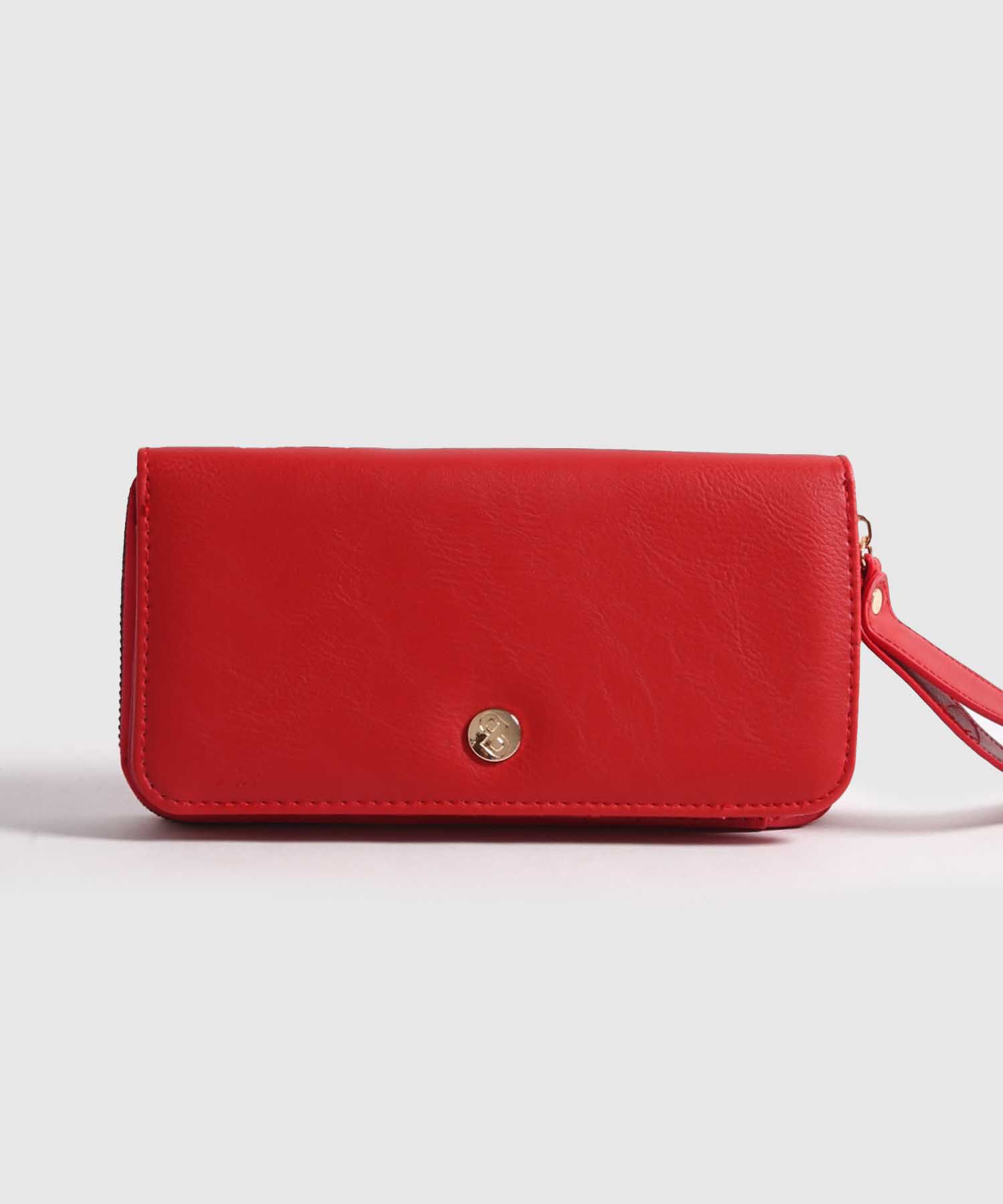 Billetera Rectangular en Efecto Cuero