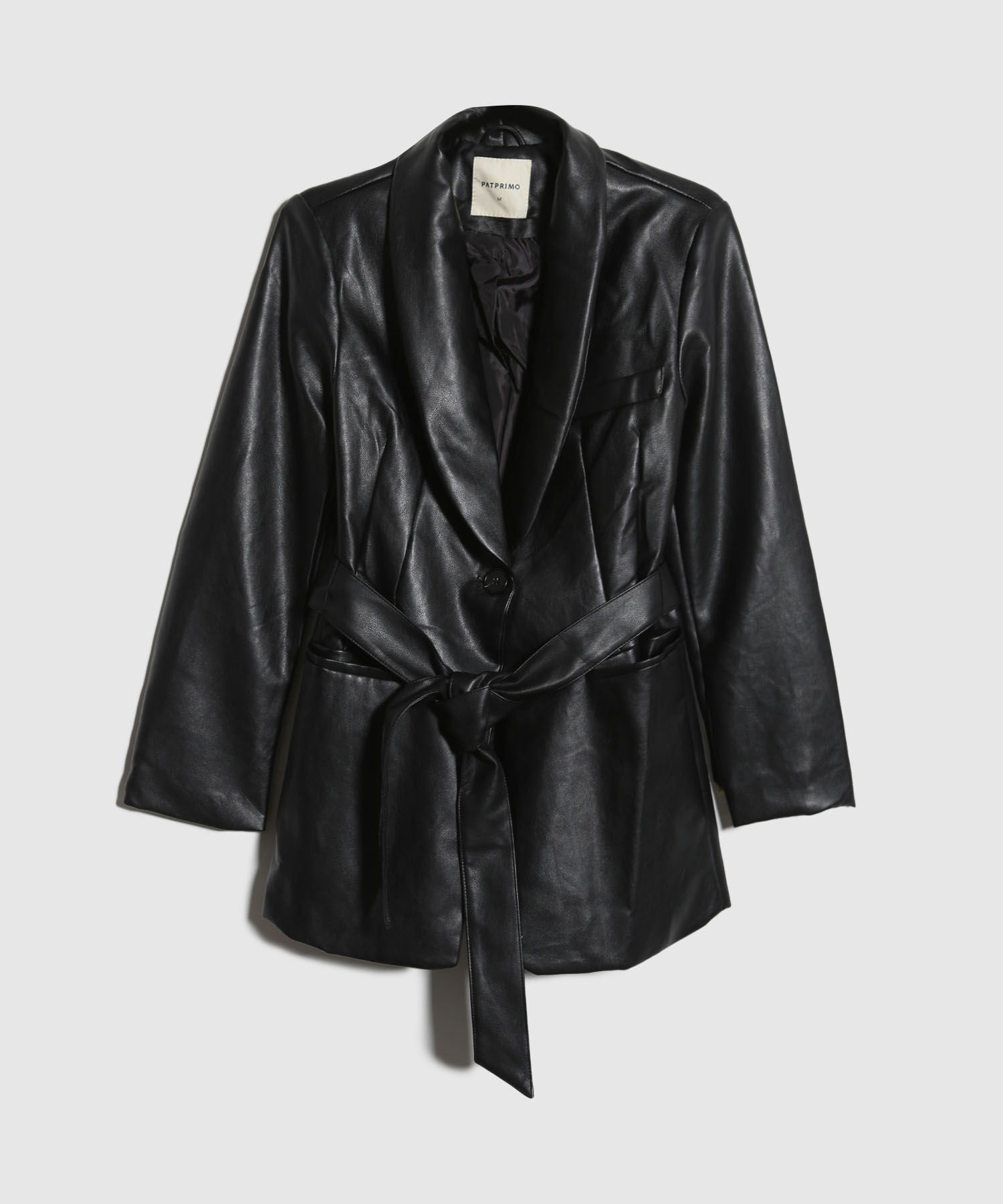 Blazer en Efecto Cuero