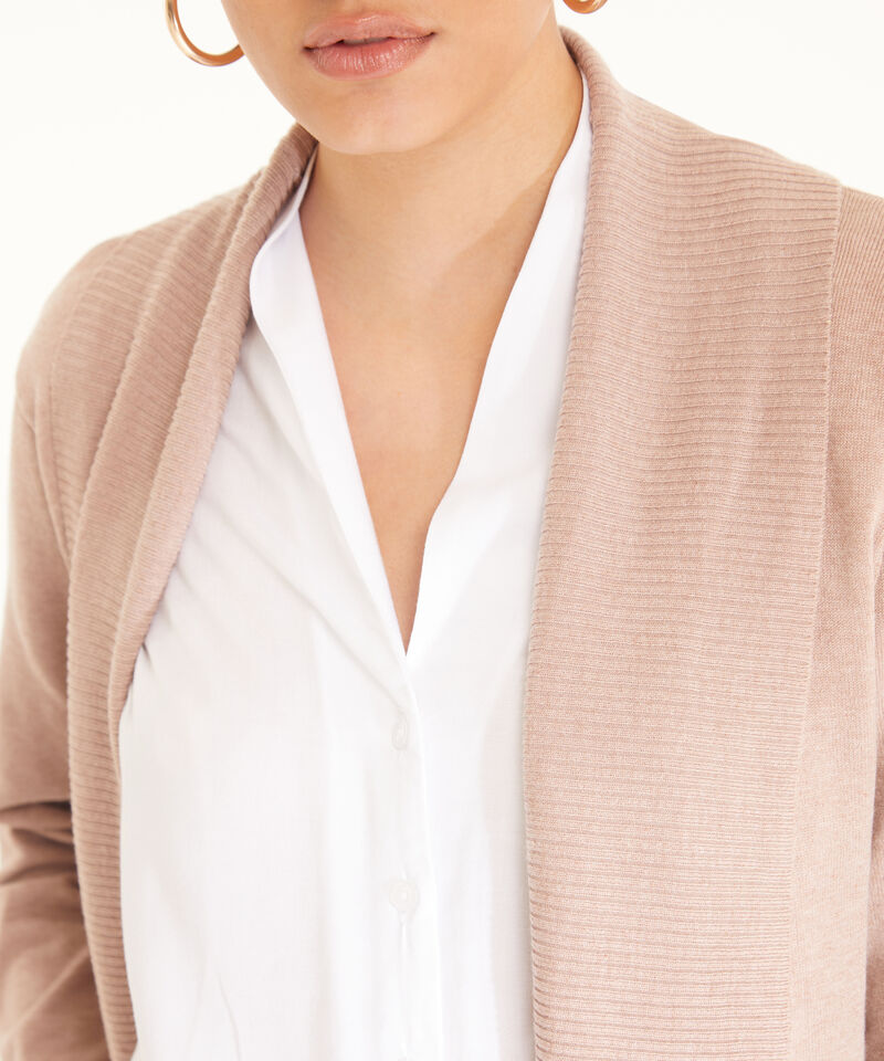 C&aacute;rdigan Largo De Silueta Fluida Para Mujer