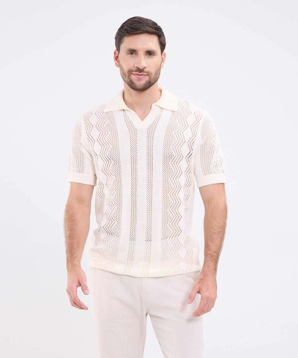 Polo Tejida Sin Botones Para Hombre image number null