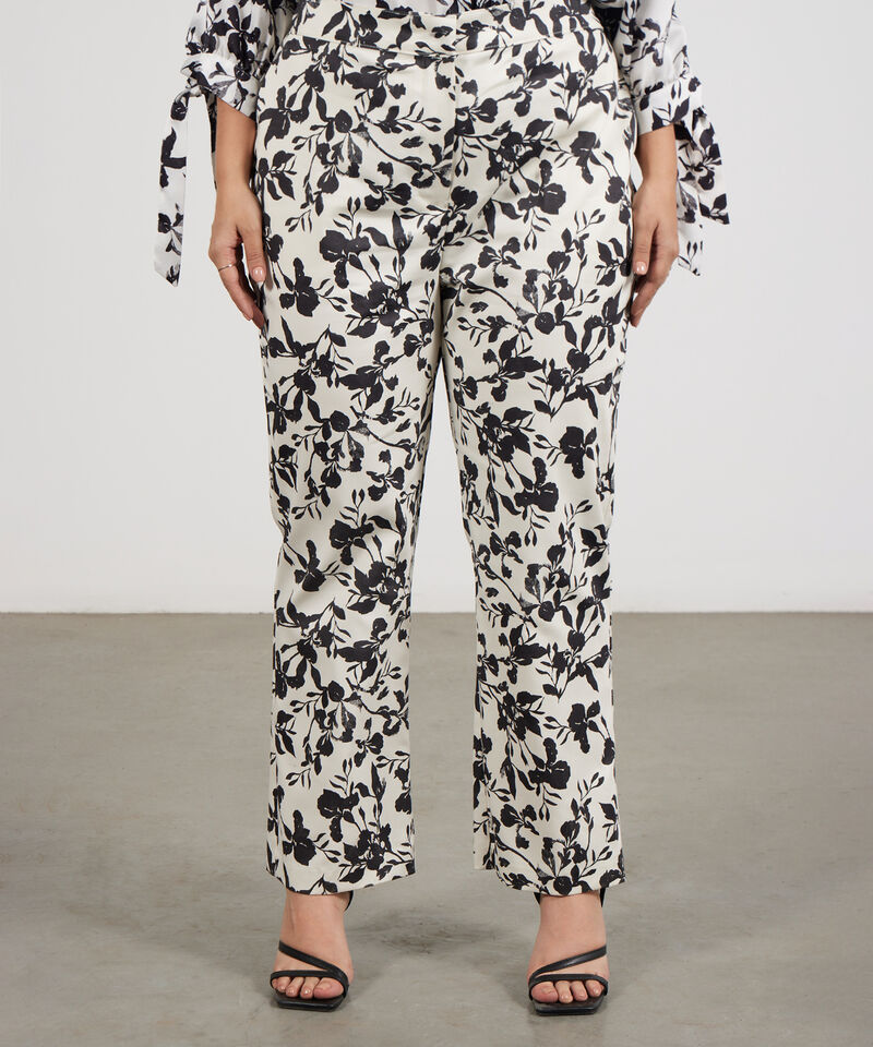 Pantalón Casual con Estampado Floral
