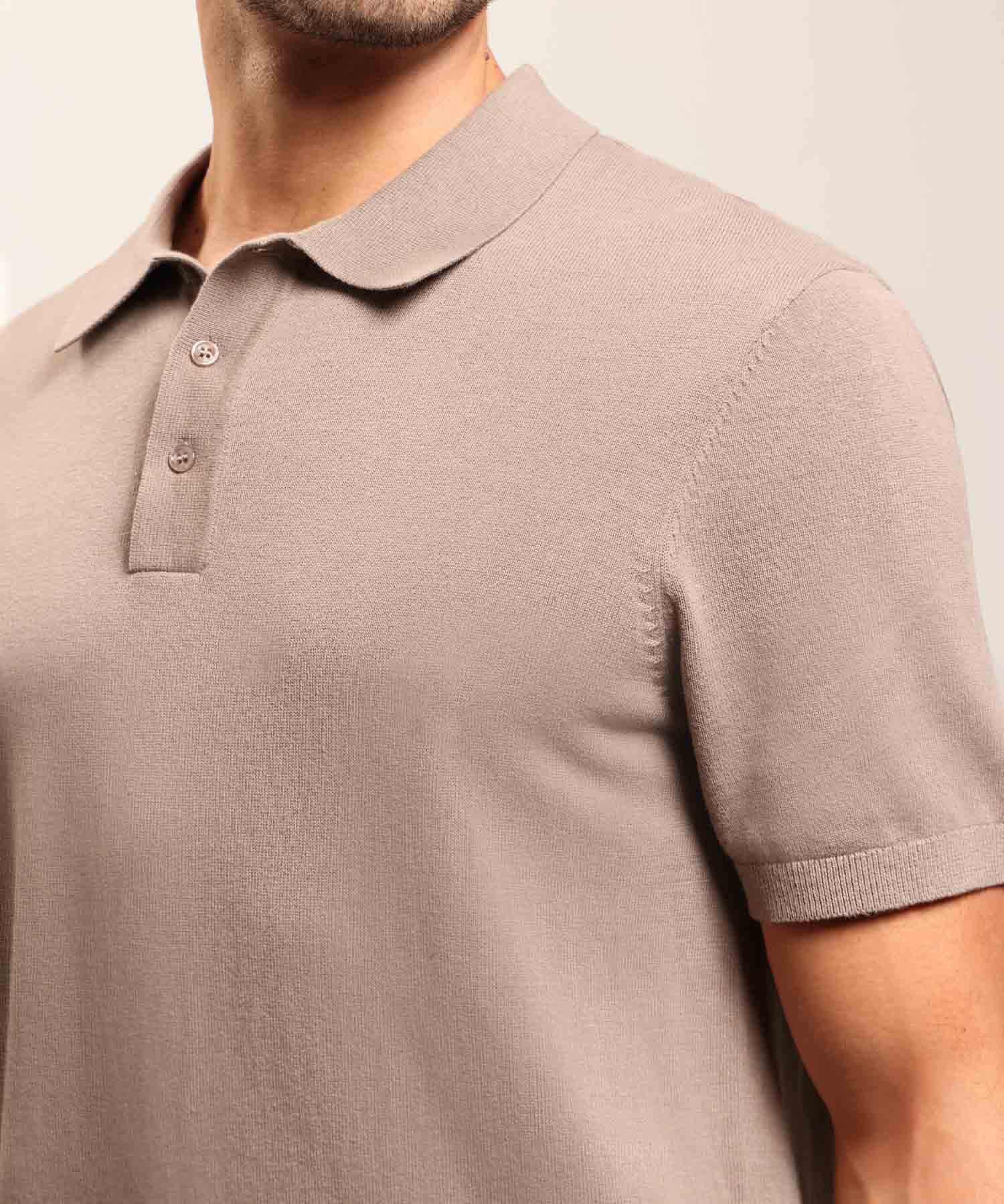 Polo Unicolor Manga Corta 