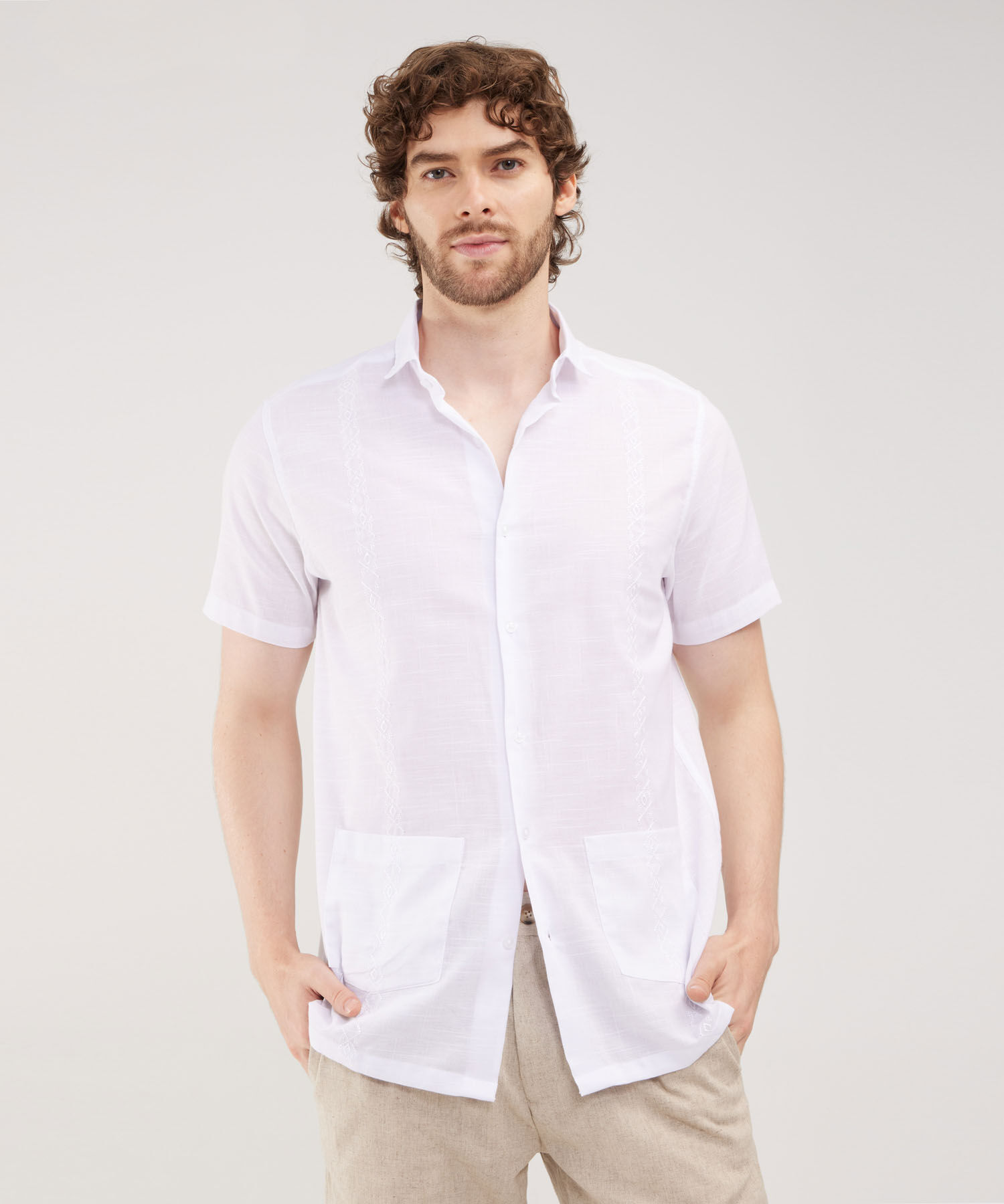 Camisa Guayabera Manga Corta Compra ahora Patprimo