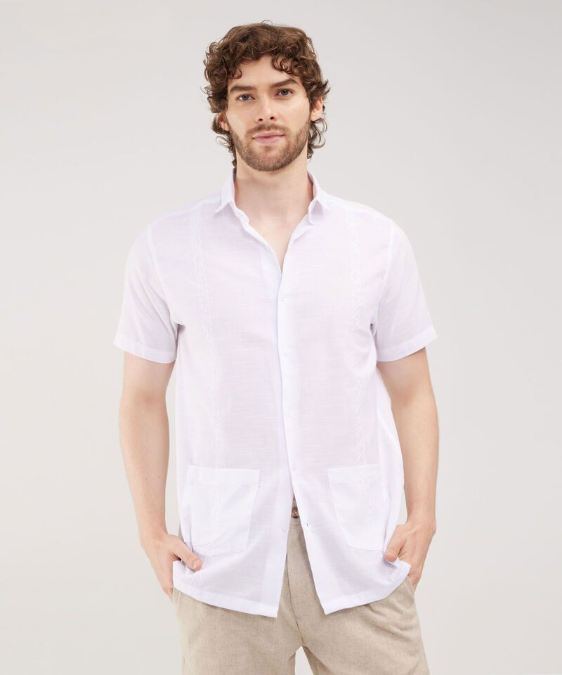 Camisa Guayabera Manga Corta