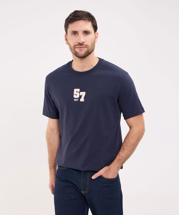 Camiseta Con Bordado Para Hombre image number null