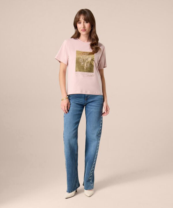 Camiseta De Cuello Redondo Para Mujer image number null