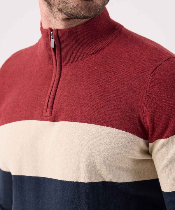Buzo A Rayas Cuello Alto  image number null