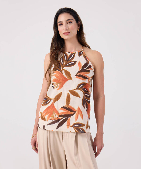 Blusa Estampada Manga Sisa  image number null