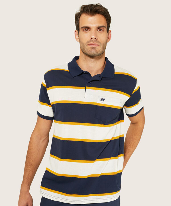 Polo Cuello Y Puño Tejido