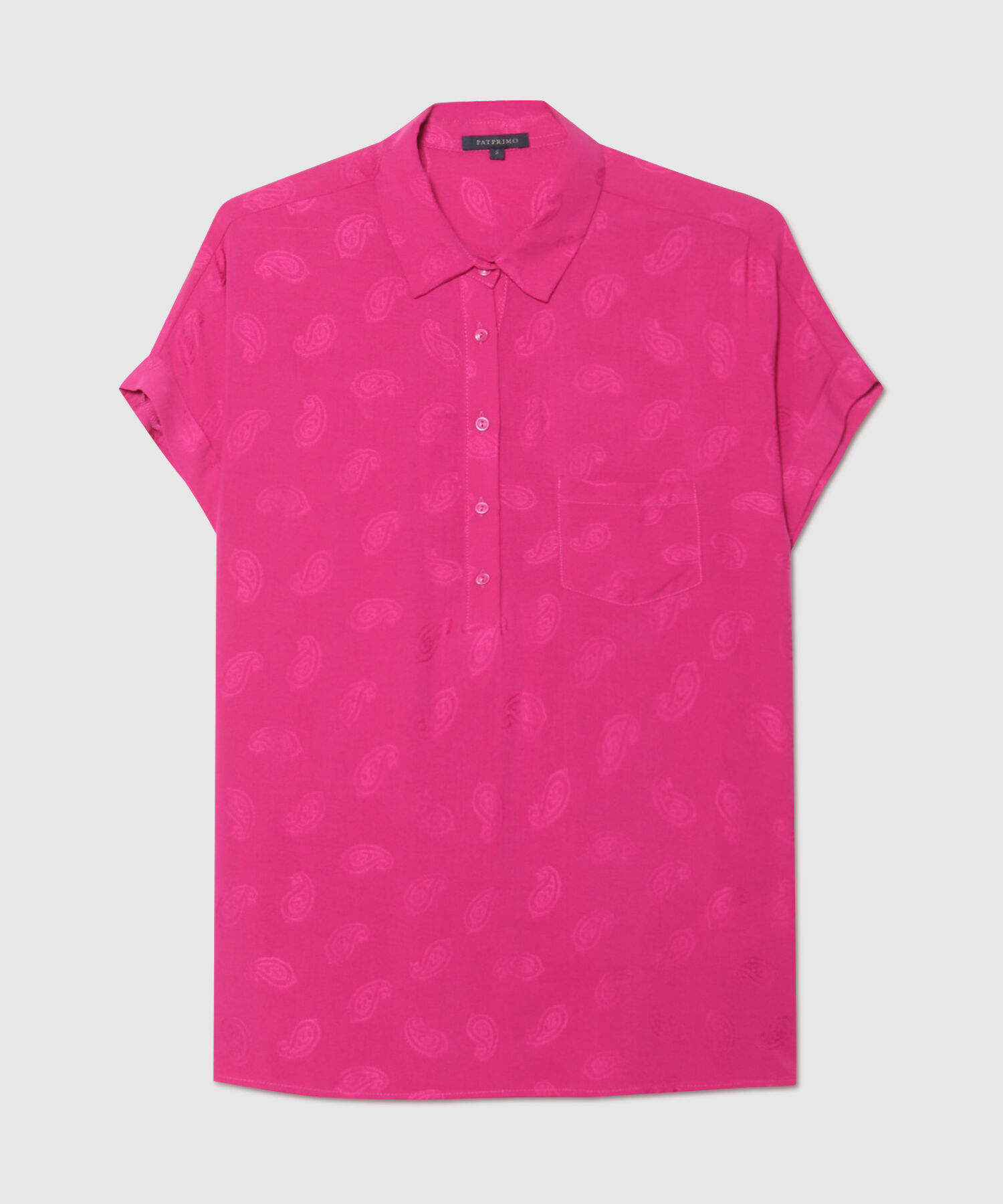 Camisa Manga Corta Texturizada