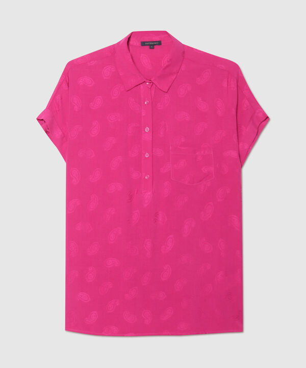 Camisa Manga Corta Texturizada