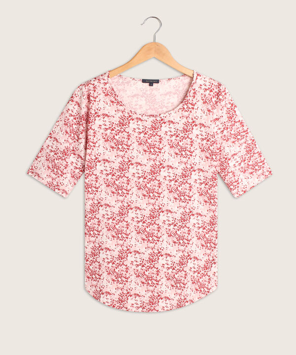 Camiseta Manga 3/4  Cuello Redondo image number null