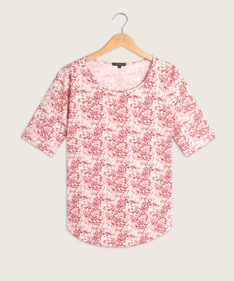 Camiseta Manga 3/4  Cuello Redondo