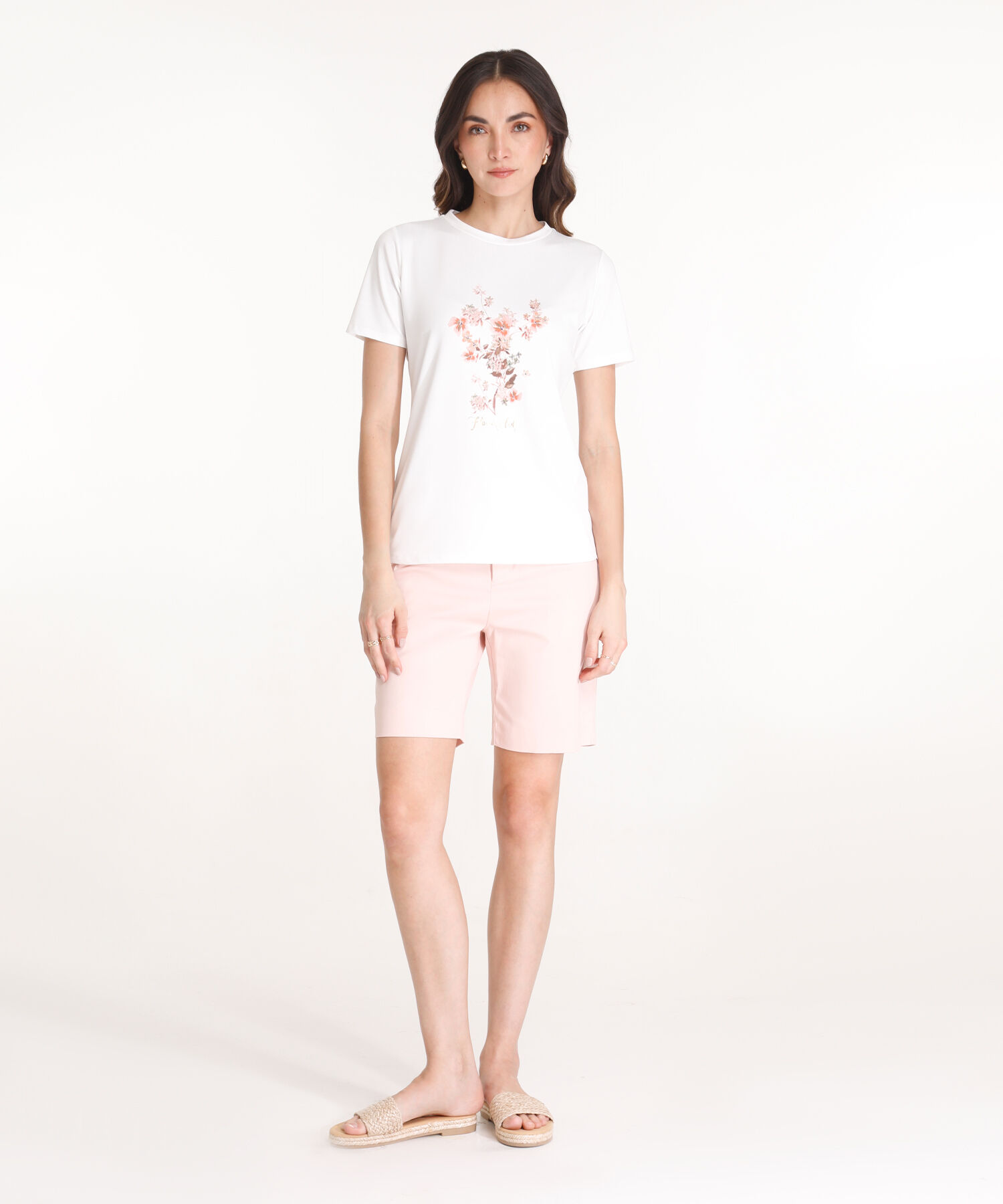 Camiseta Manga Corta  Con Sublimacion En Frente