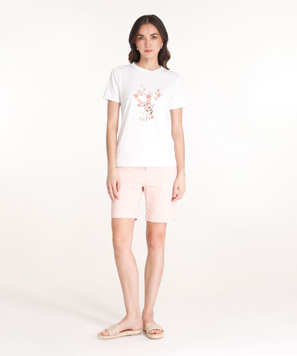 Camiseta Manga Corta  Con Sublimacion En Frente