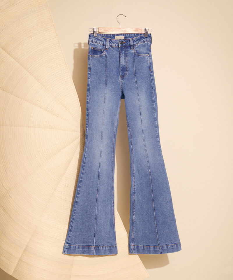 Jean Tipo Flare Con Vena