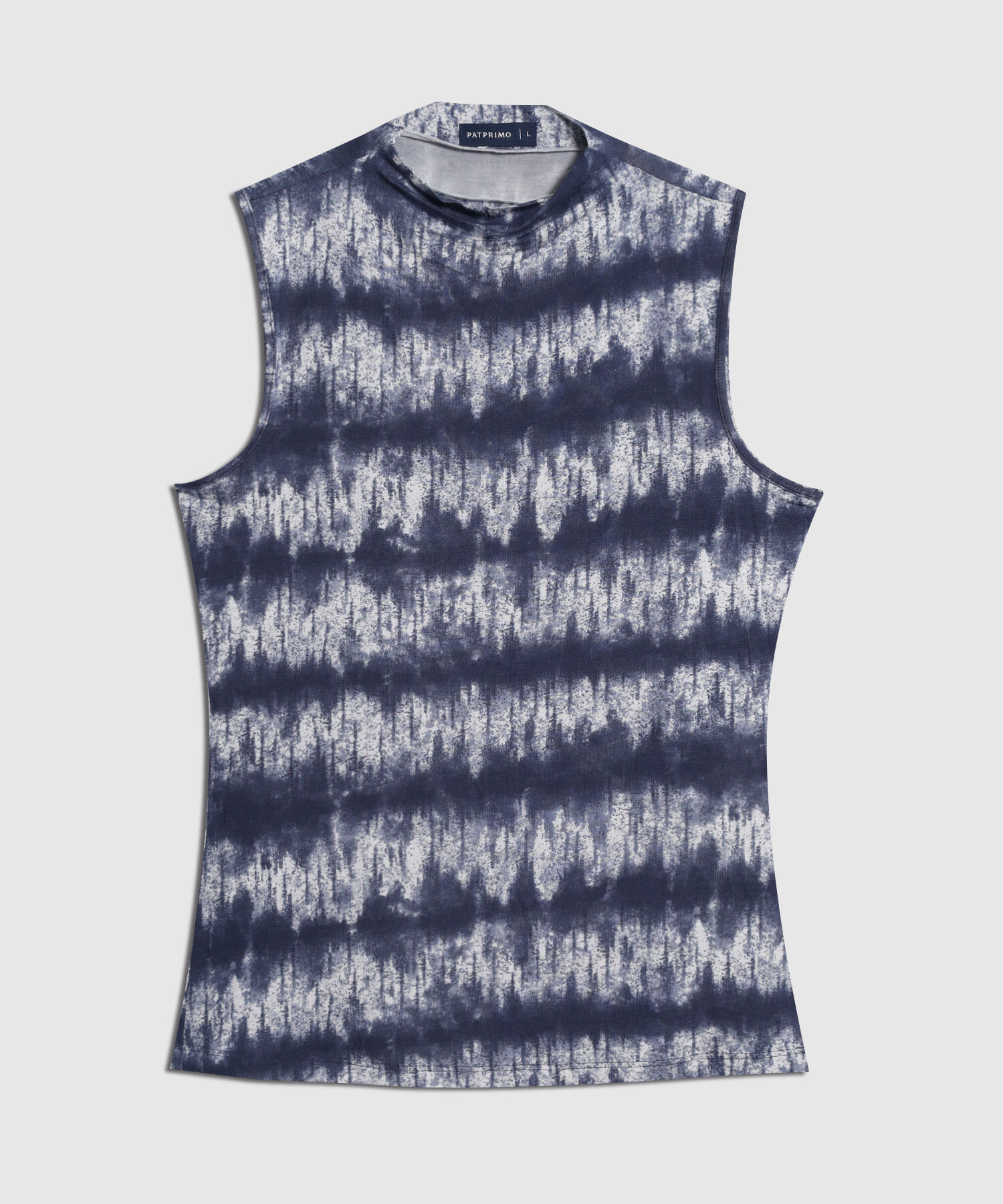 Camiseta Para Mujer Cuello Alto Estampado