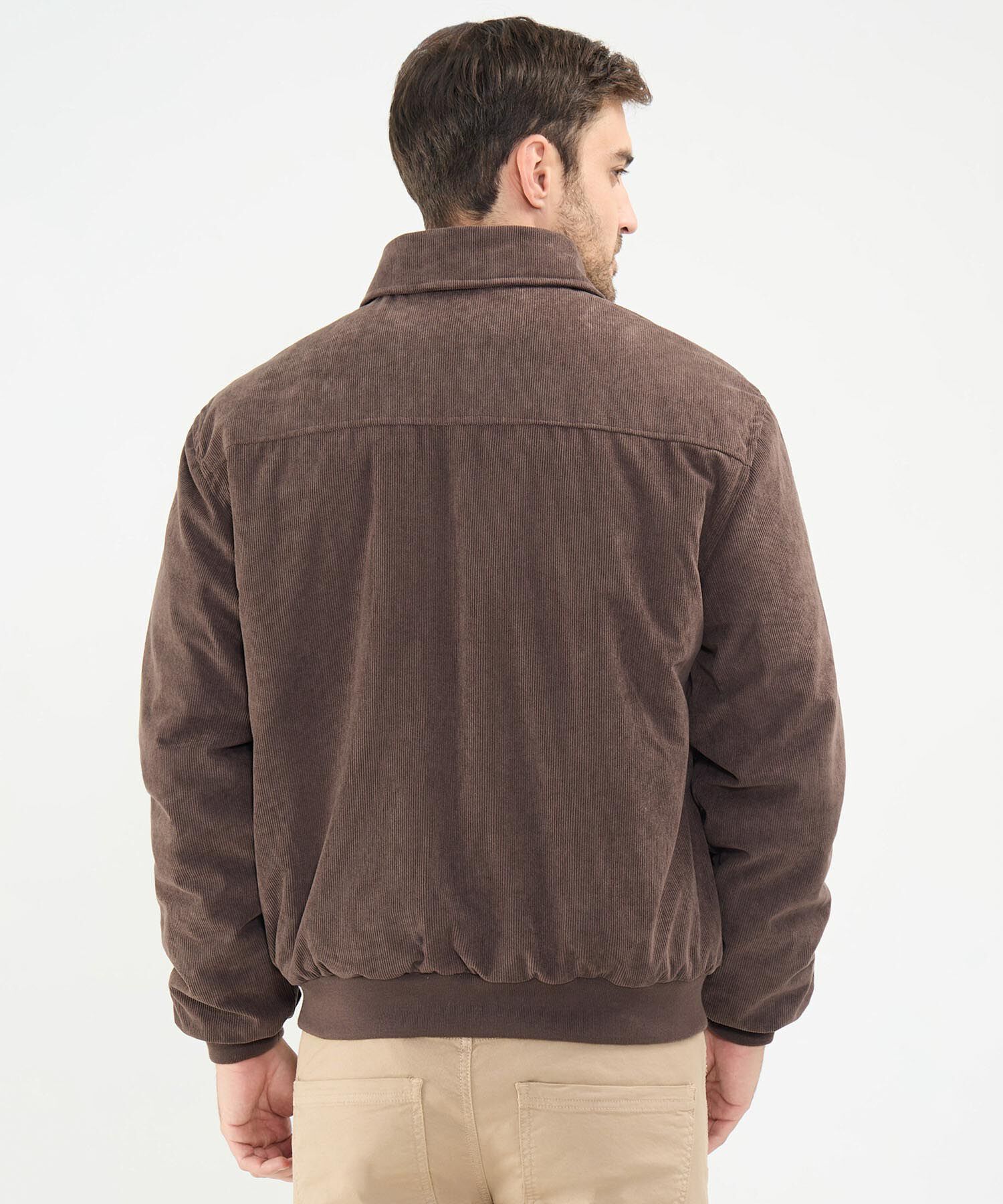 Chaqueta De Pana Acolchada