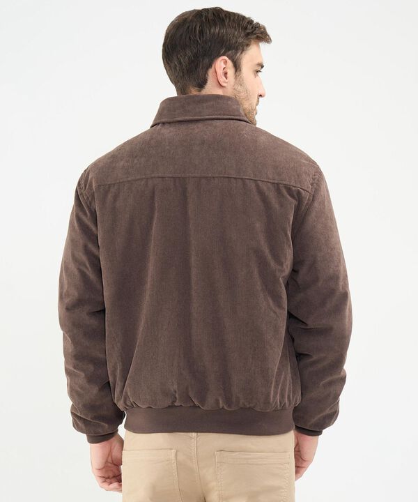 Chaqueta De Pana Acolchada