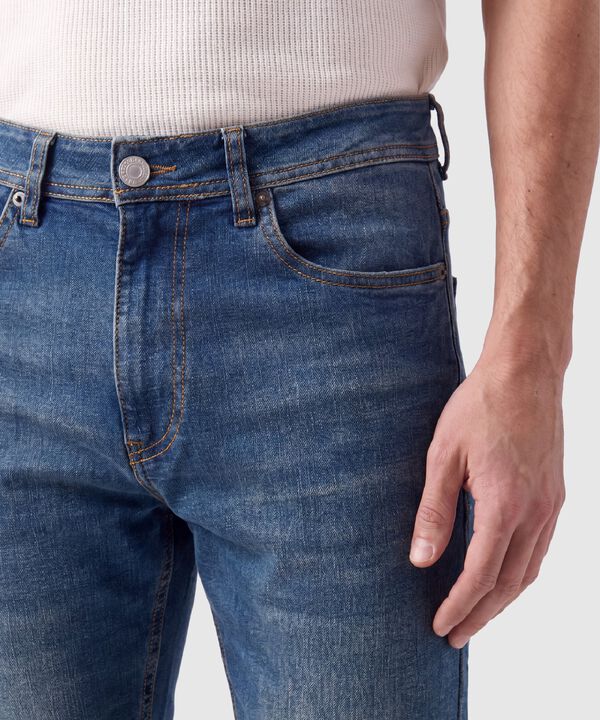 Jean Skinny Cinco Bolsillos Para Hombre