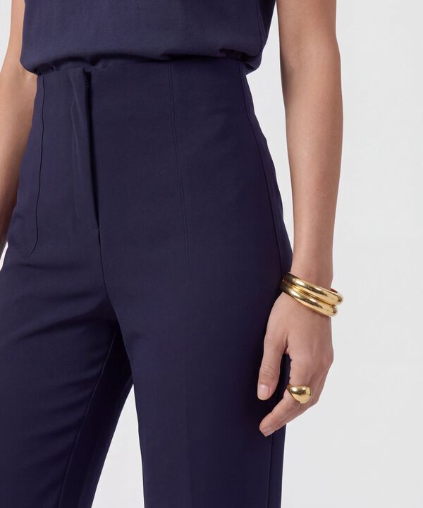 Pantal&oacute;n Clasico De Tiro Alto Para Mujer