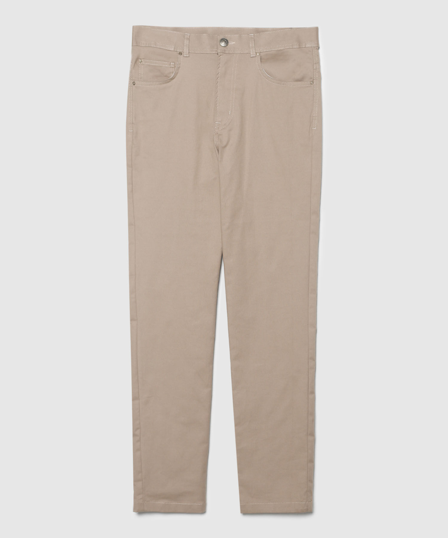 Pantalón 5 Bolsillos Unicolor