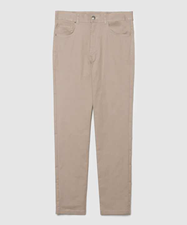 Pantalón 5 Bolsillos Unicolor