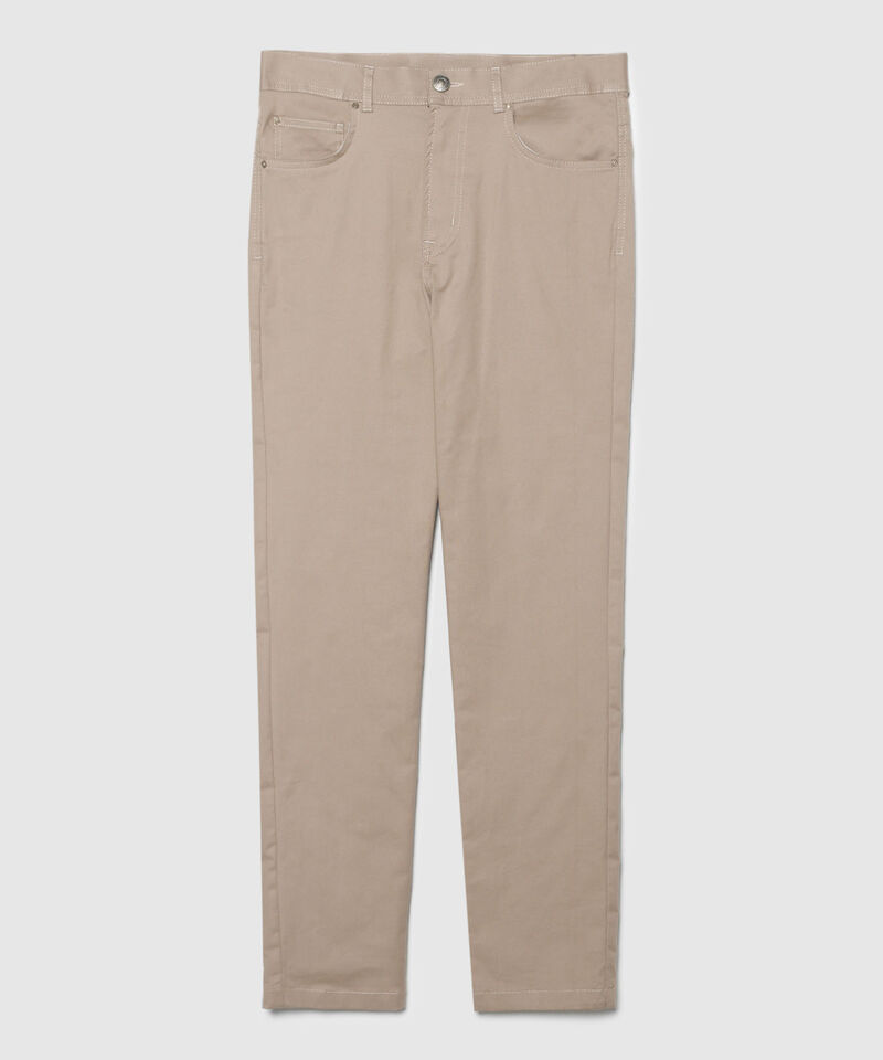 Pantalón 5 Bolsillos Unicolor
