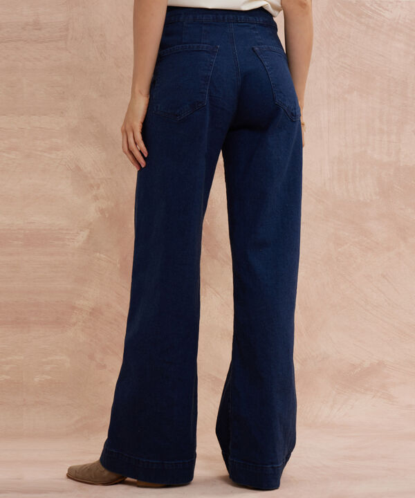 Jean Wideleg Nautico Tono Raw