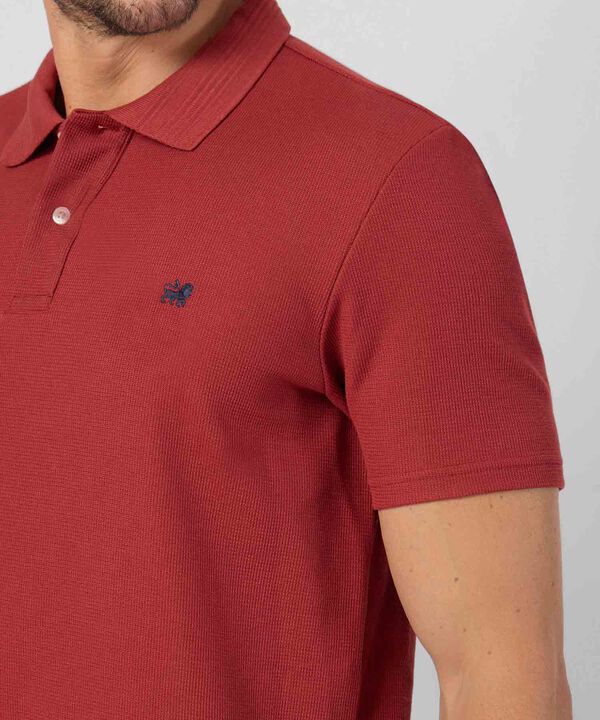 Polo Unicolor Con Detalle En Cuello  image number null