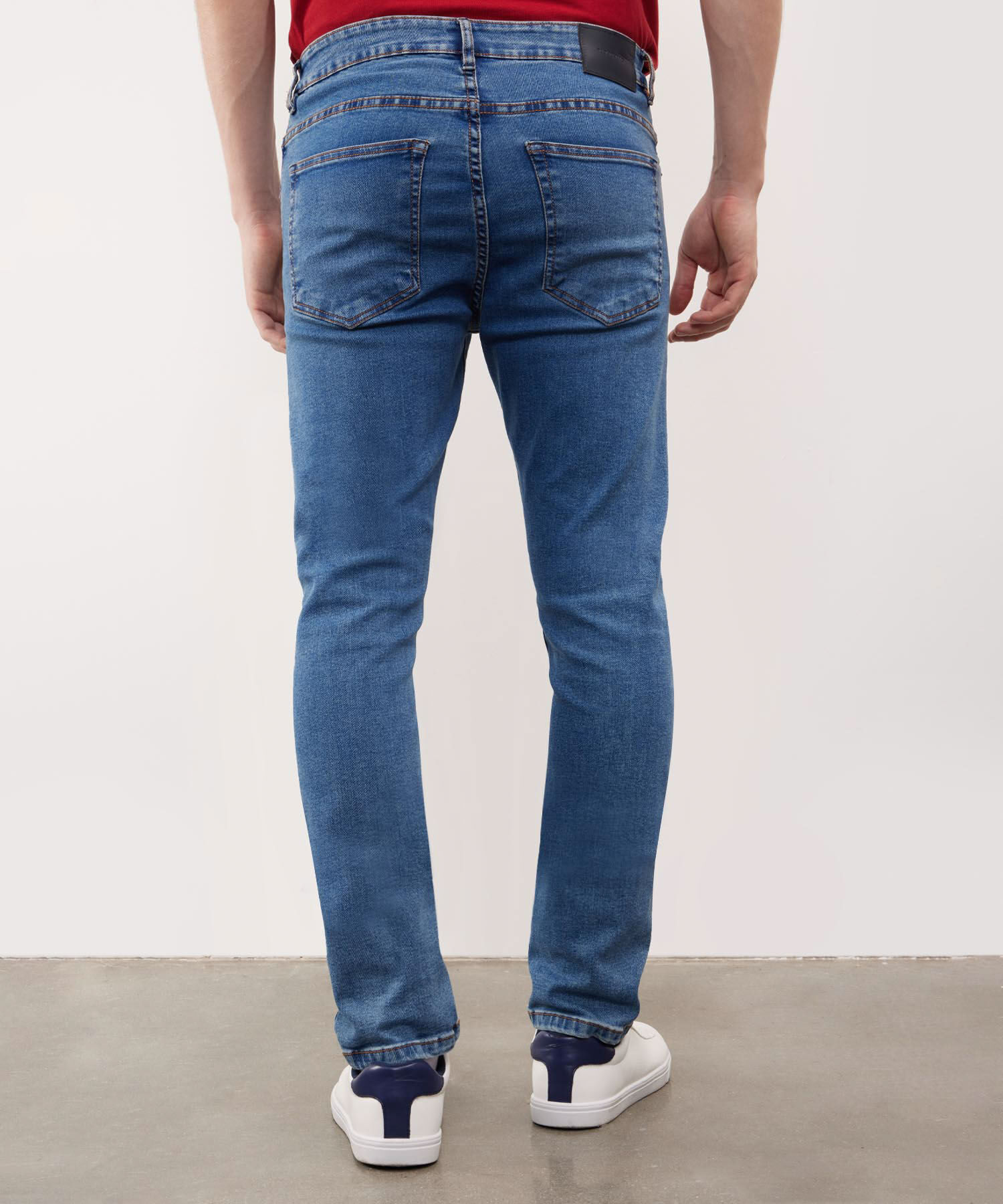 Jean Skinny Tono Azul Medio Oscuro
