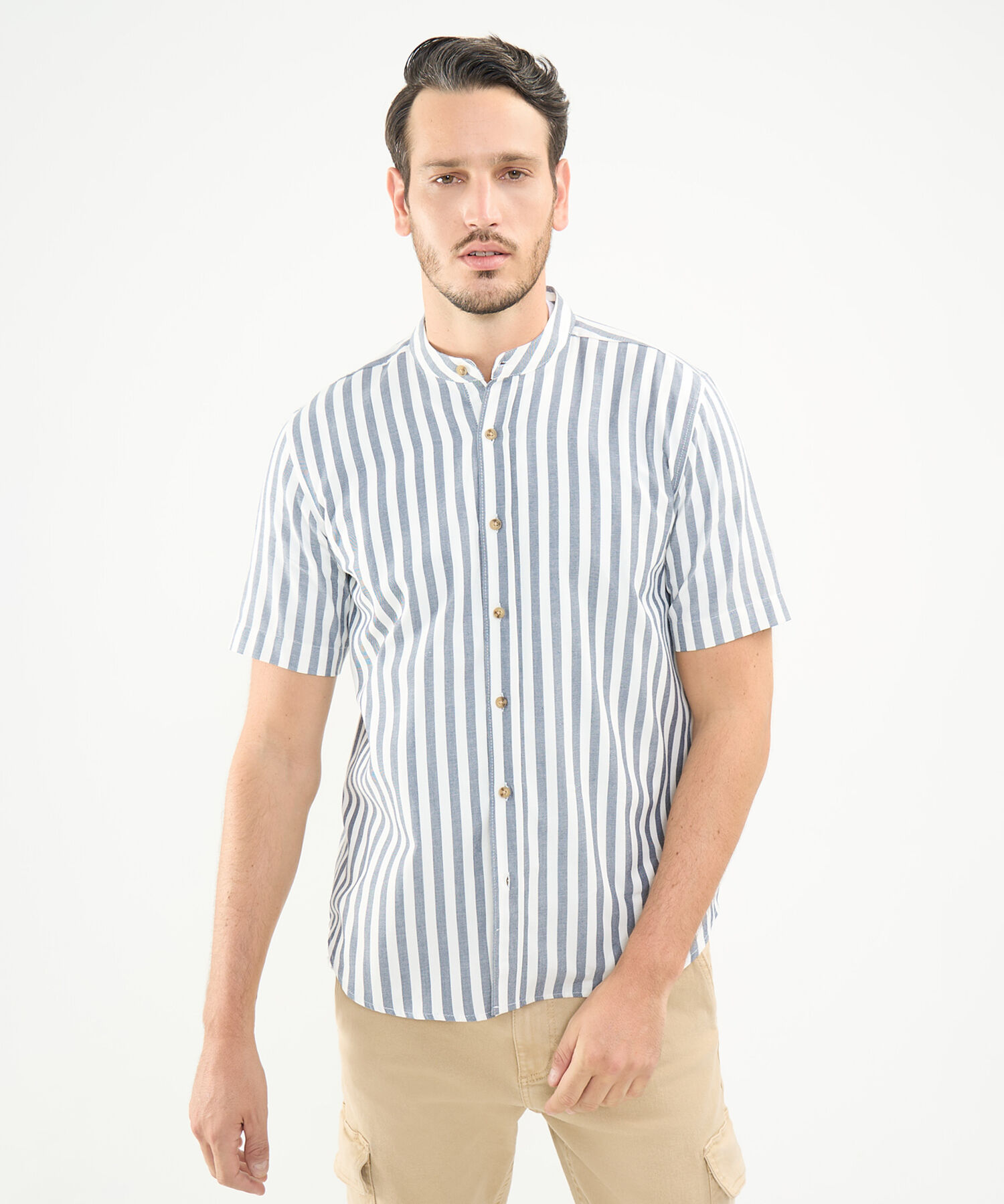 Camisa Cuello Mao