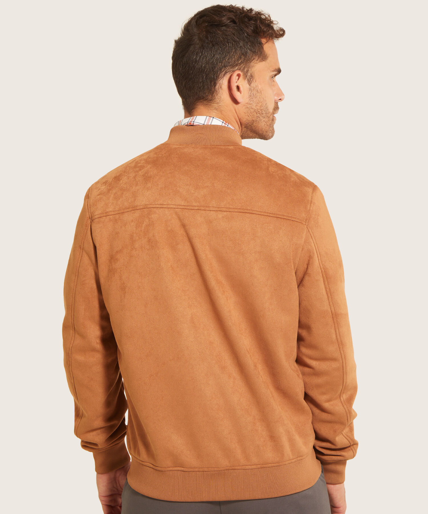 Chaqueta Tipo Bomber Con Bolsillos