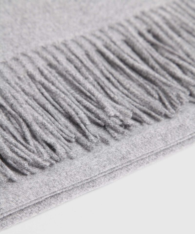 Bufanda Suave de Tejido Fino con Flecos Para Hombre