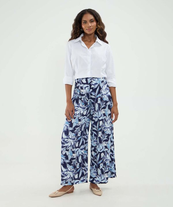 Pantalon Amplio Para Mujer image number null