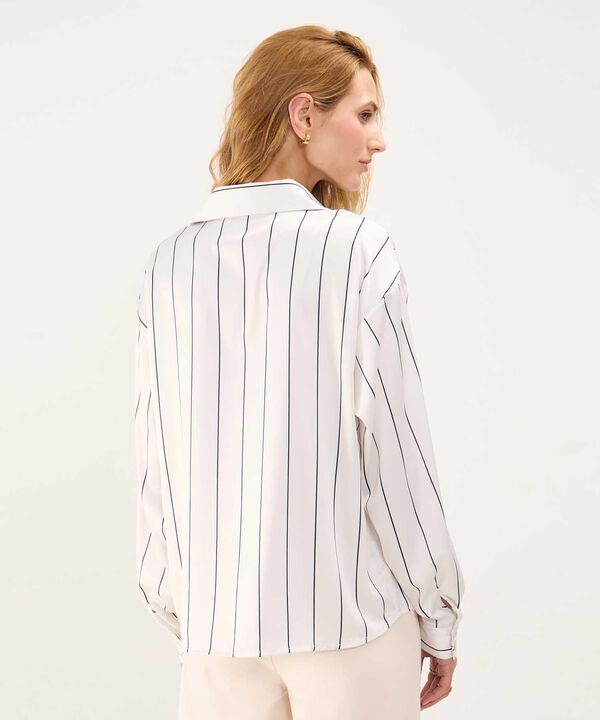 Camisa Satinada Estampada