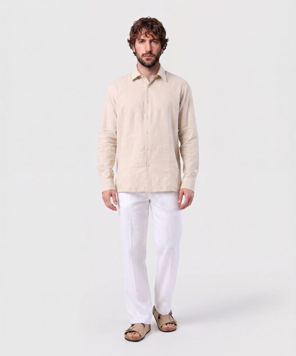 Pantal&oacute;n Unicolor Regular Fit Para Hombre