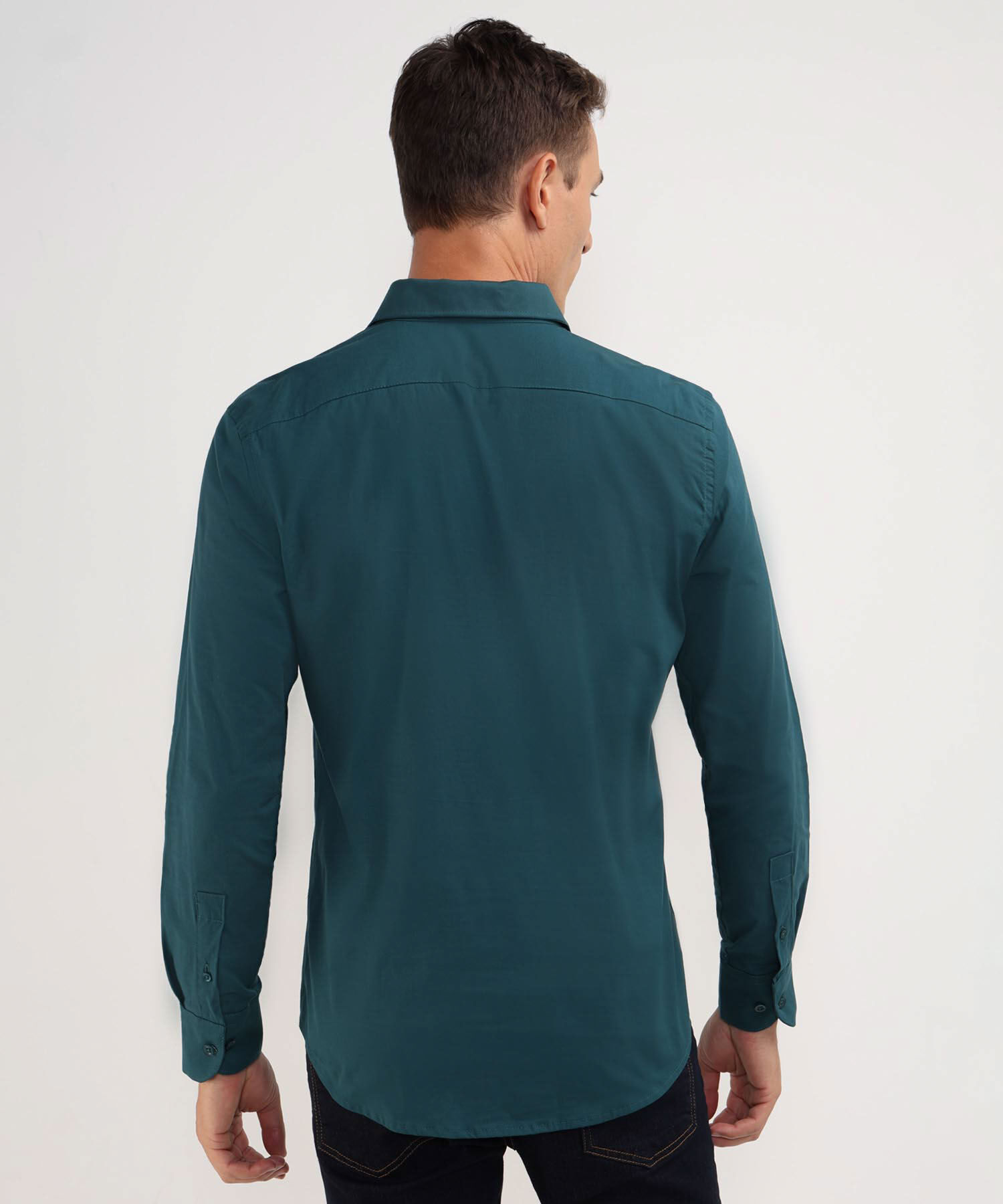 Camisa Corbatera Manga Larga