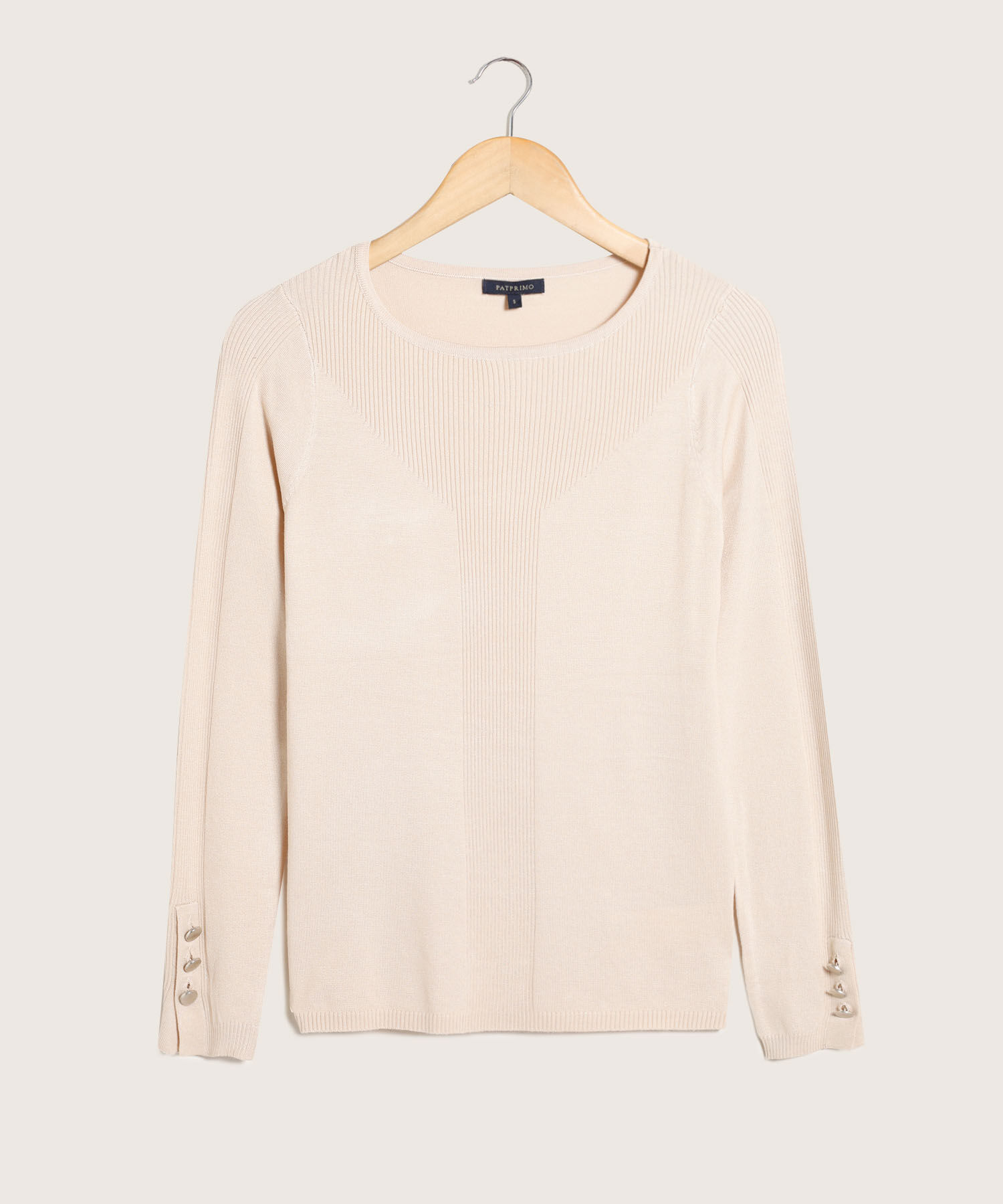 Saco Cuello Redondo Manga Larga 