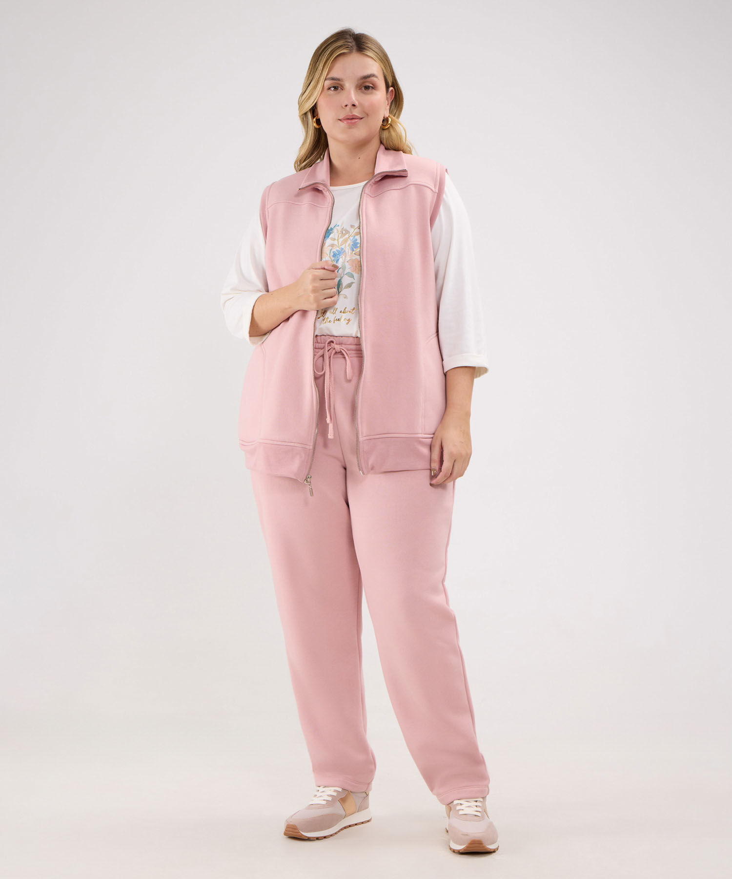 Sudadera Tres Piezas Con Cremallera