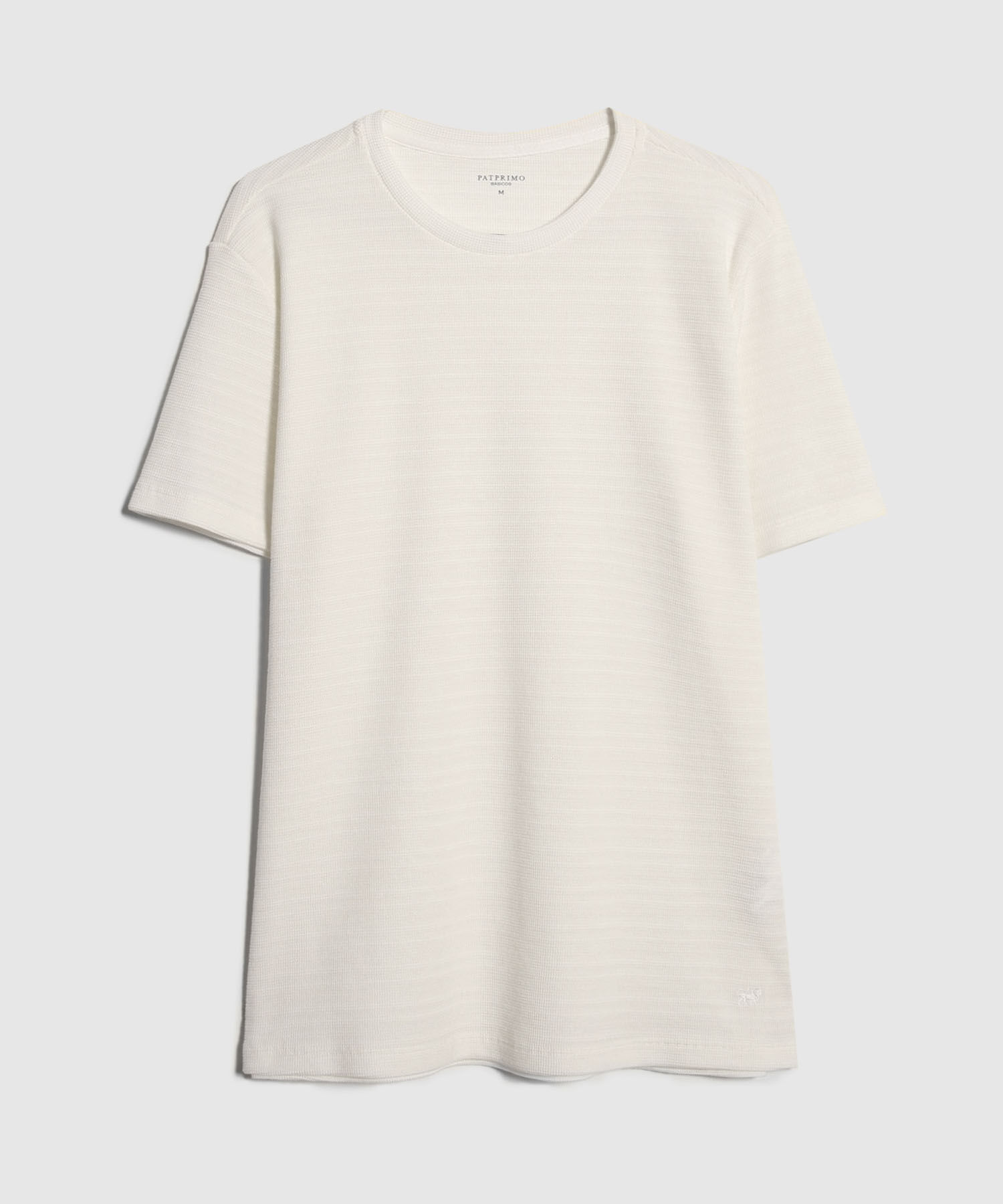 Camiseta Cuello Redondo Tela Textura