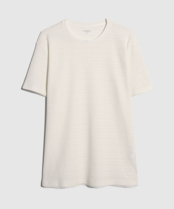 Camiseta Cuello Redondo Tela Textura