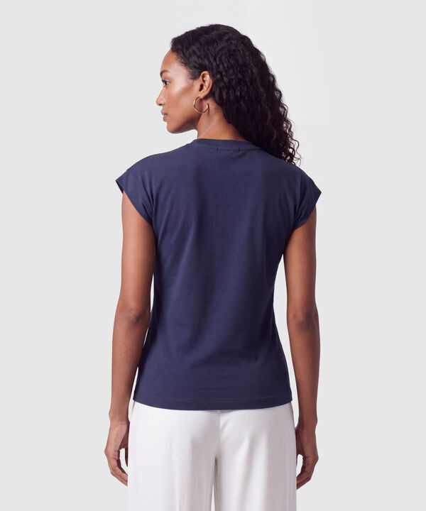 Camiseta Con Bordado Para Mujer