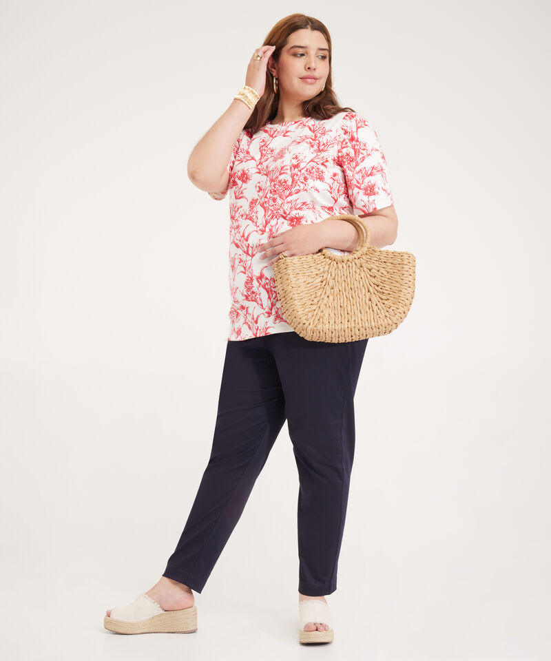 Pantalón Capri Con Botones