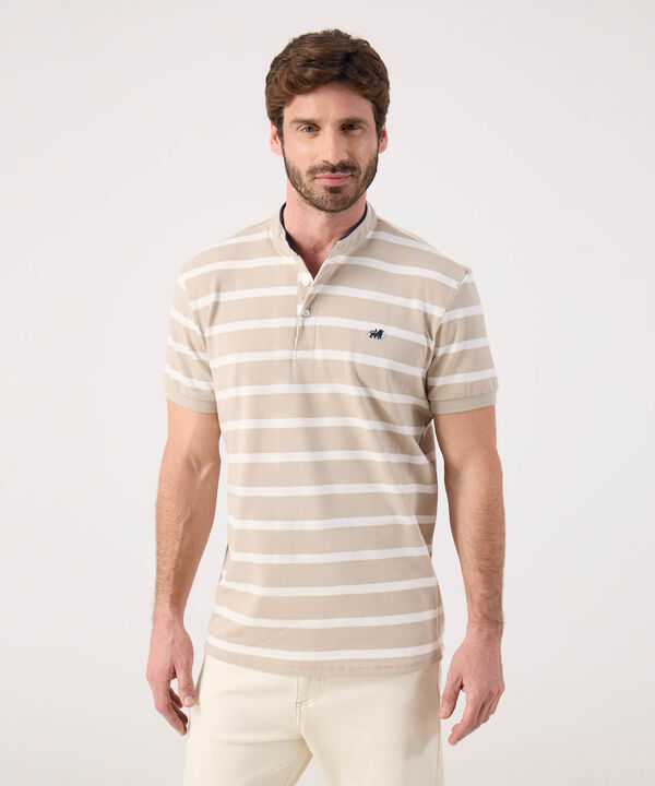 Polo Cuello Mao A Rayas 