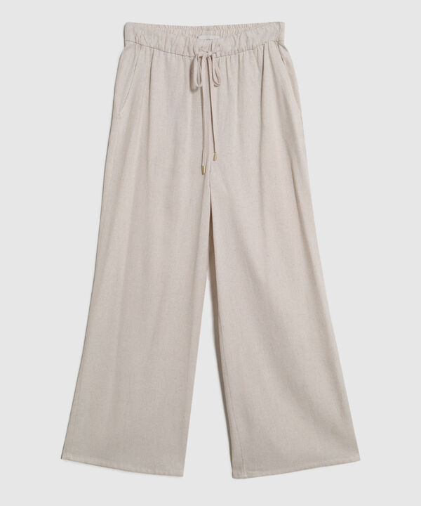 Pantal&oacute;n Fluido B&aacute;sico Ligero Para Mujer image number null