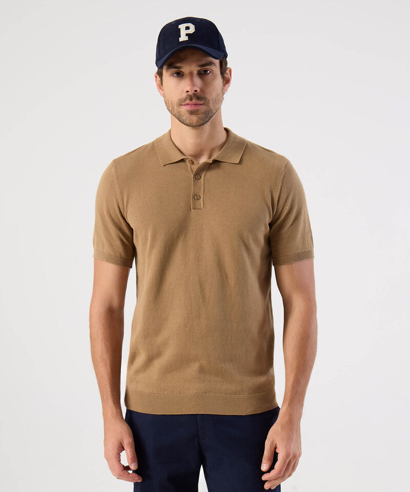 Polo De Punto Manga Corta Estilo Cl&aacute;sico Para Hombre