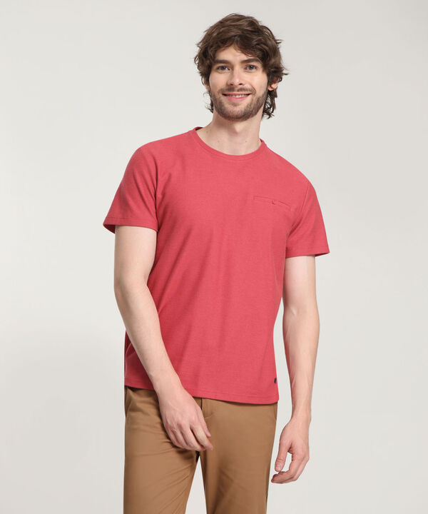 Camiseta Manga Corta Con Bolsillo image number null
