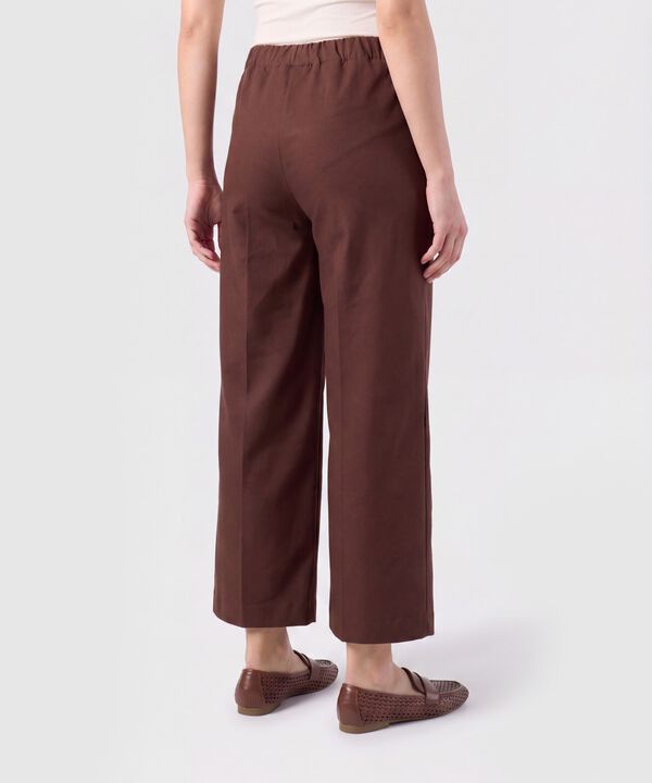 Pantal&oacute;n Culotte con Pretina Lisa Para Mujer