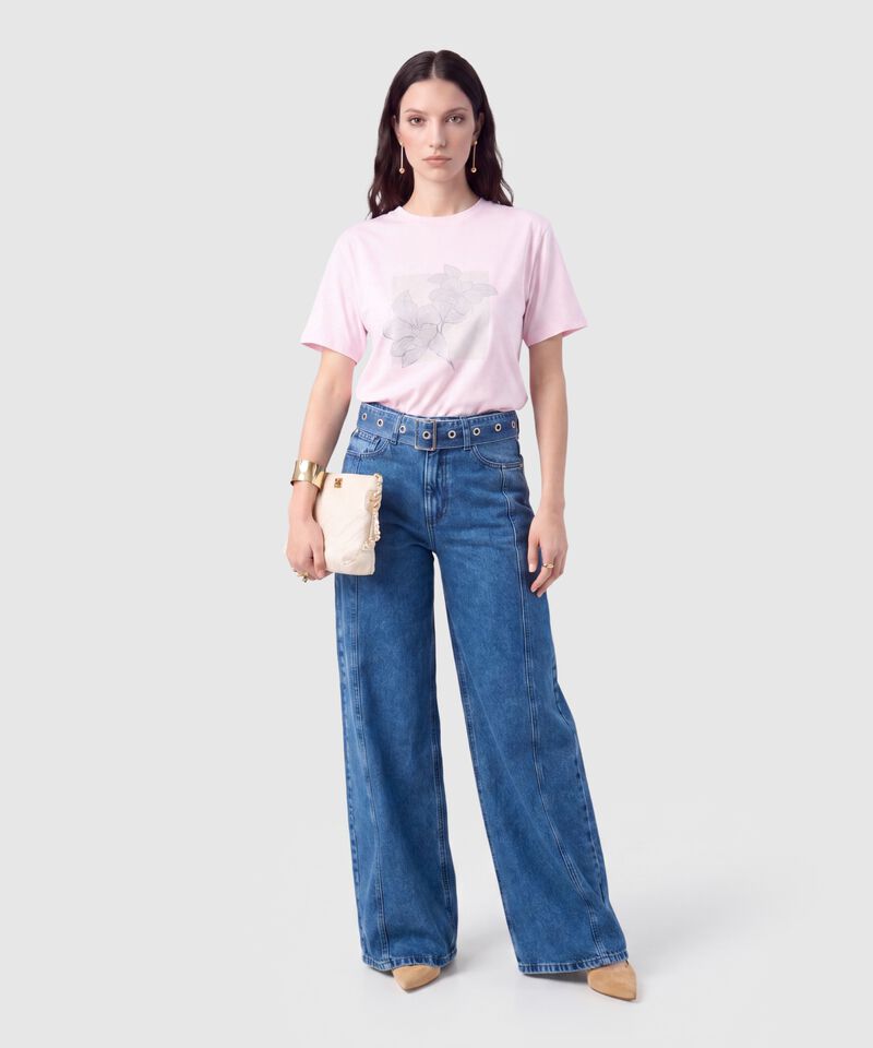 Camiseta Manga Corta Gr&aacute;fica Mujer